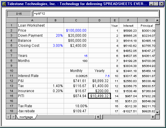 Spreadsheet Component